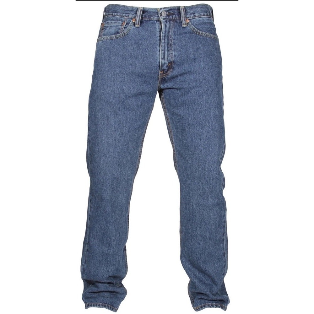 Levi's 505 Regular Fit Jeans Men's 40x32 Straight Leg Medium Blue  (38x31) NWT